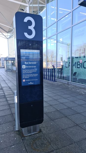 Airport transport information display