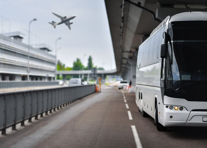 How easy is it to get to your airport by public transport?