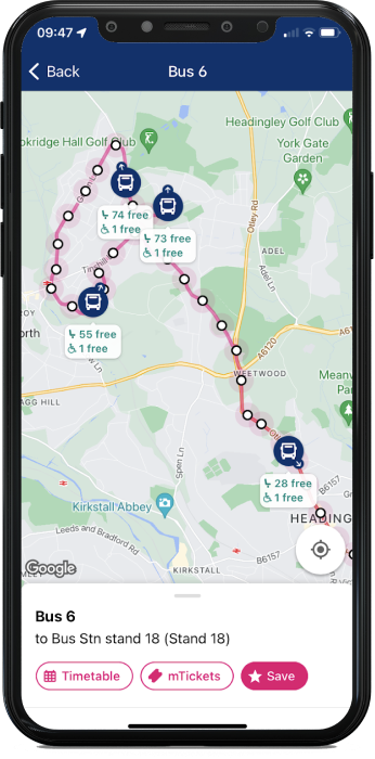 First Bus mobile app