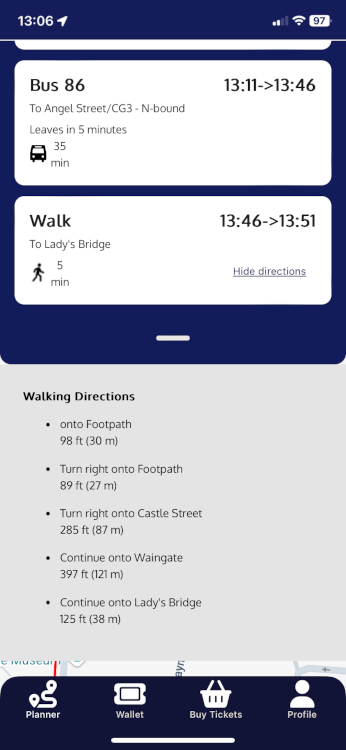 Travel South Yorkshire (TSY) app