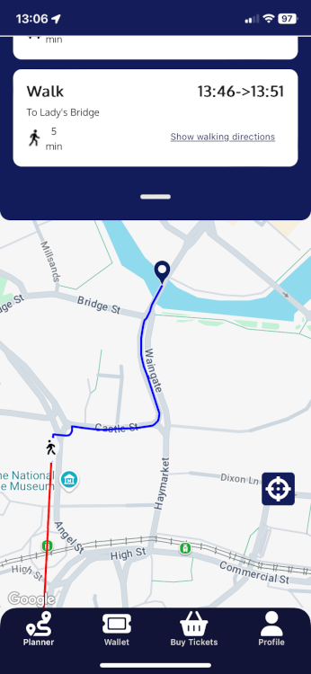 Travel South Yorkshire (TSY) app